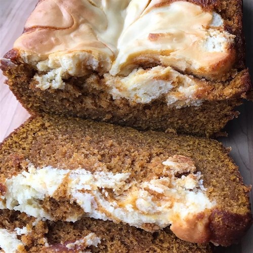 Pumpkin Cream Cheese Bread (GF Option)