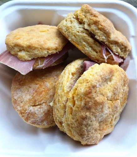 Virginia Ham Sweet Potato Biscuits