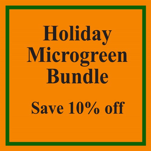 Microgreens, Holiday Microgreen Bundle