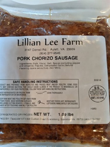 Pork - Bulk Sausage (Chorizo)