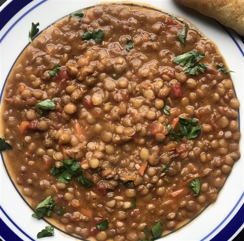 Lentil Soup (Vegetarian & GF)