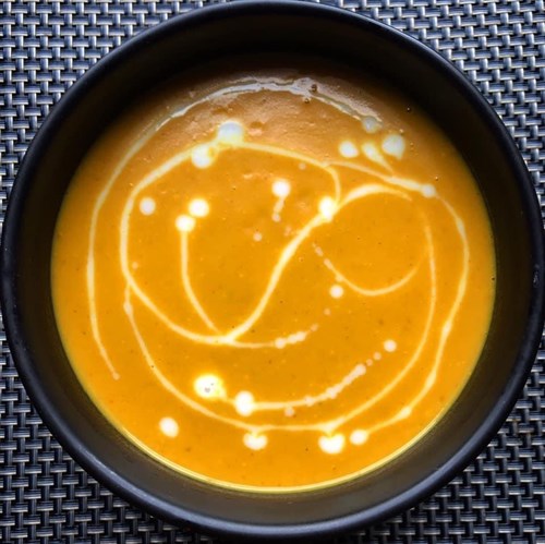 Sweet Potato Coconut Soup (Vegetarian and GF)