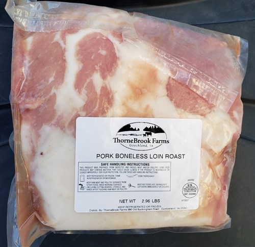 *SALE nonGMO Pork Boneless Loin Roast
