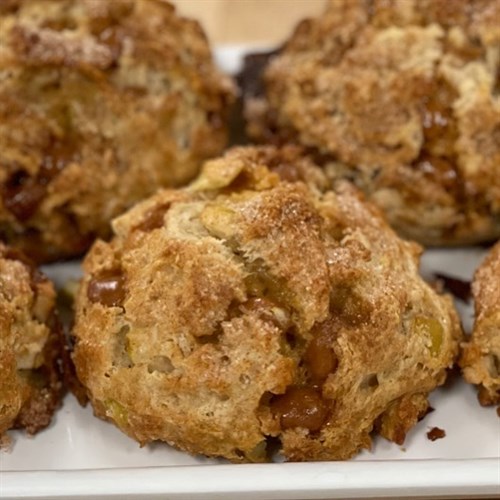 Scones-Caramel Apple