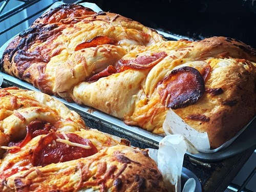 Pepperoni Pizza Swirl Bread