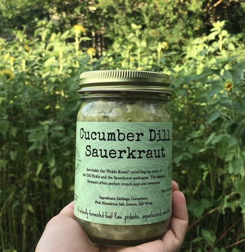 Cucumber Dill Sauerkraut