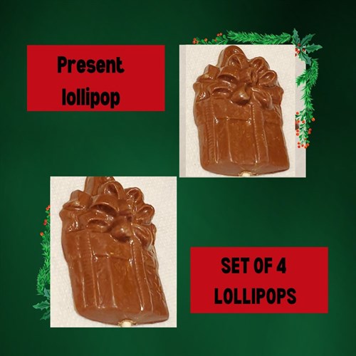 *Present chocolate lolly- Set of 4