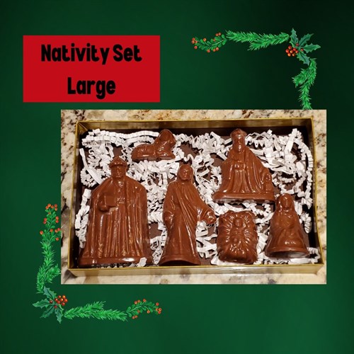 *Nativity chocolate set – large