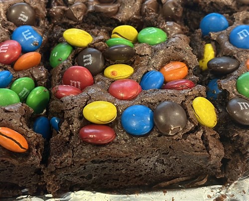 GF Brownies - FUDGE M&M