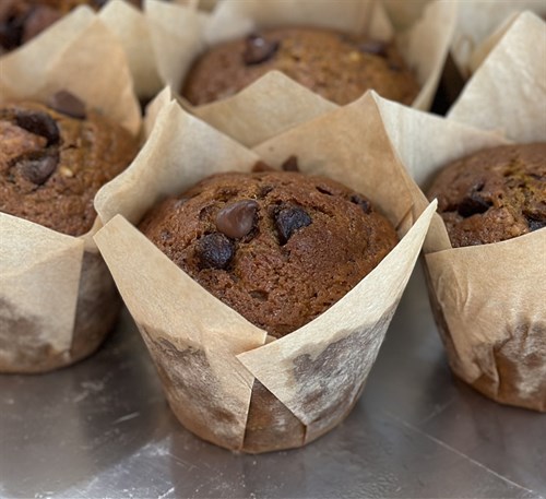 Pumpkin Chocolate Chip Muffins