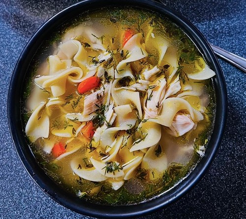 Homemade Chicken Noodles Soup