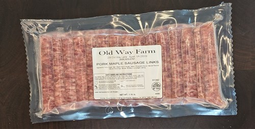 Pork, Maple Breakfast Links