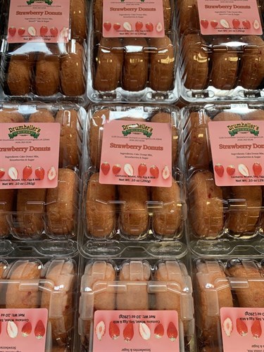 ***Drumheller's, NEW Strawberry Donuts