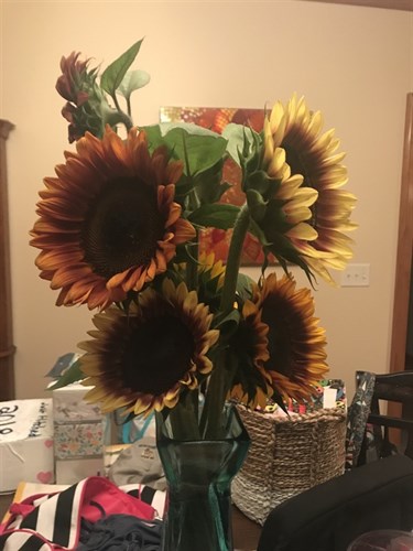 ***Bouquet of fresh cut Sunflowers