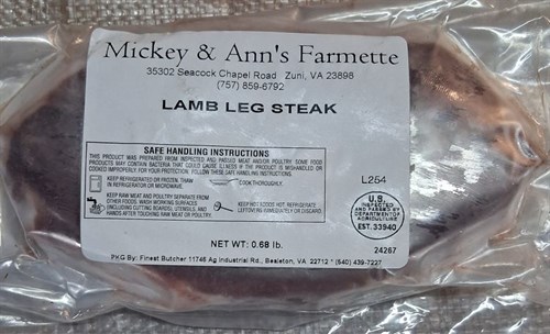 Lamb leg steaks