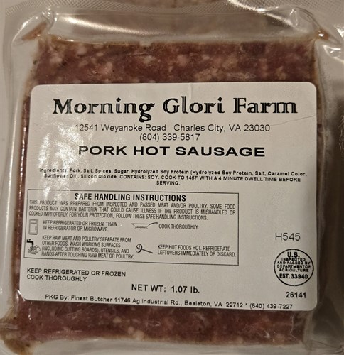 Hot Pork Sausage