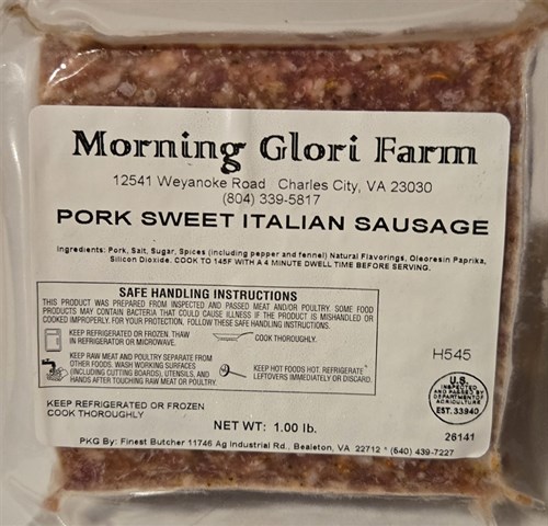 Sweet Italian Pork Sausage