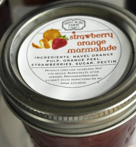 Jam, Strawberry Orange Marmalade