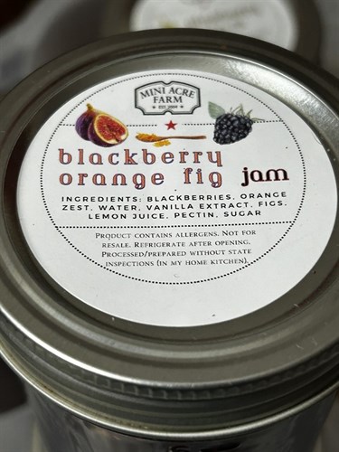 Jam, Blackberry Orange Fig