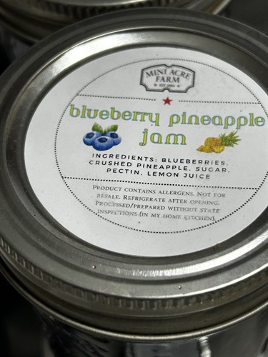 Jam, Blueberry Pineapple