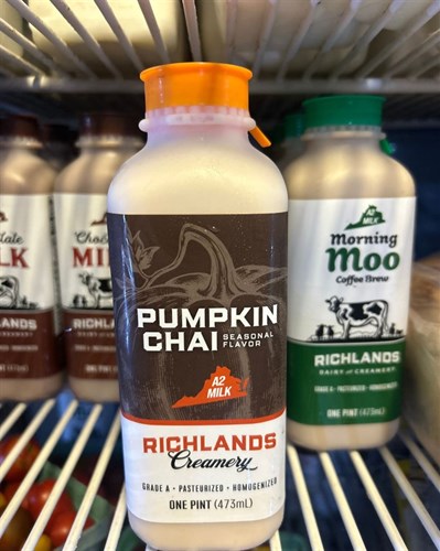 ****Richlands Dairy and Creamery, Pumpkin Chai