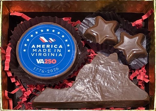 *VA250 chocolate with blue- box