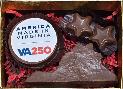 *VA250 box with white made in Virginia logo