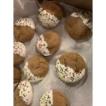 Chewy Gingerbread Crinkle Cookies
