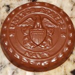 Navy military insignia chocolate
